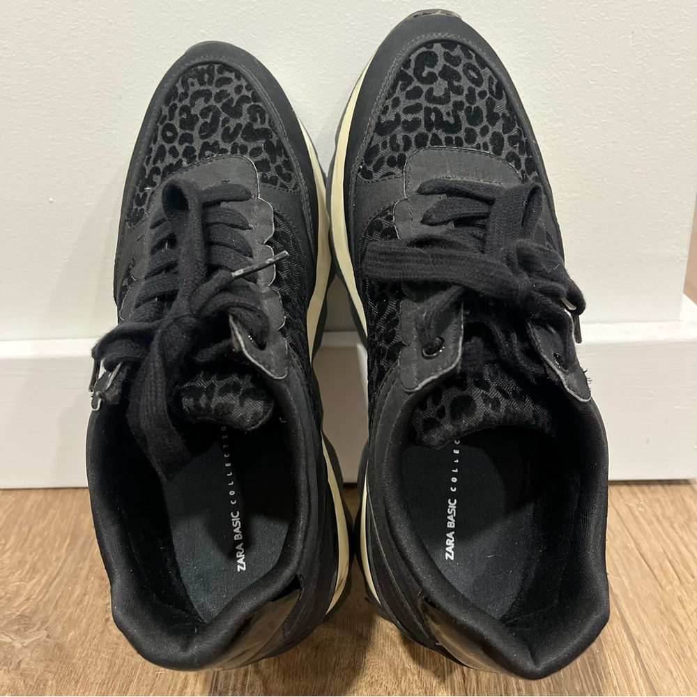 Zara animal print sneakers Black - Picture 10 of 11